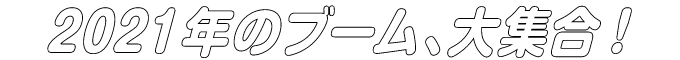 2021年のブーム、大集合！
